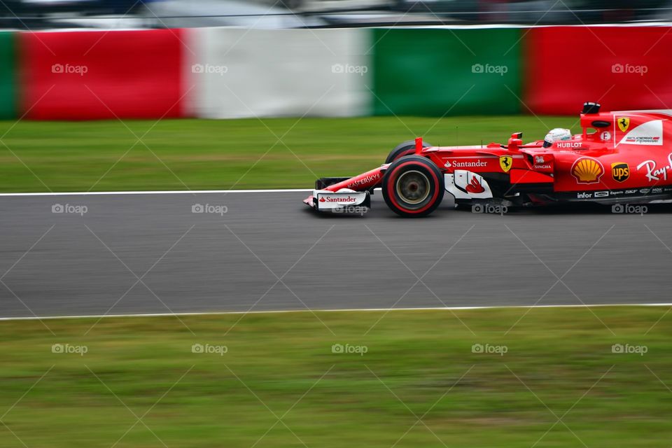 F1 racing cars