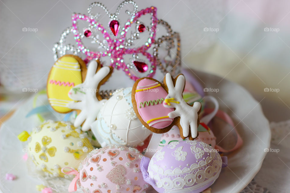 easter cookie princess tiara