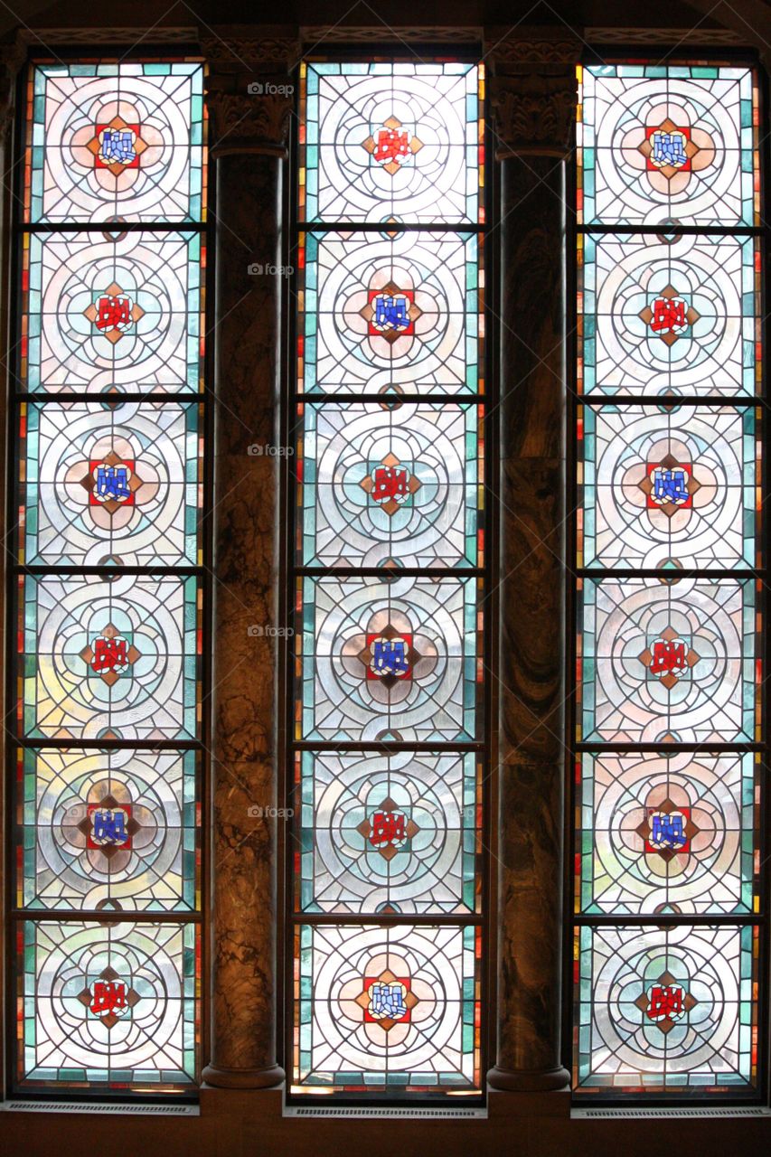 Stained glass window