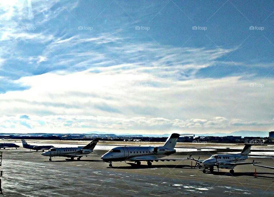 Jets at Centennial airport 