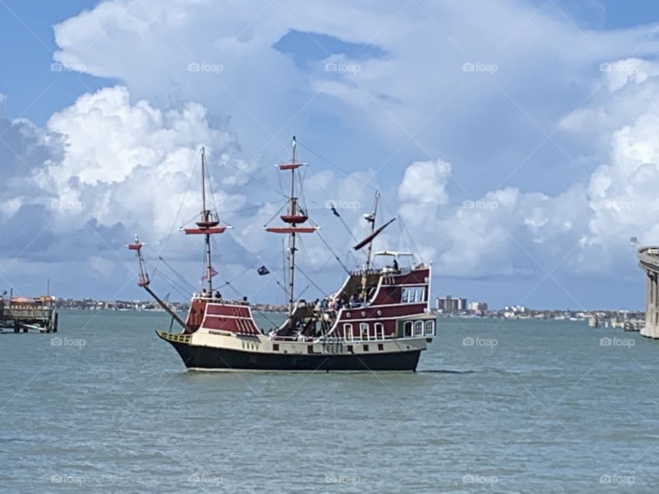South Padre Island TX Pirate Ship