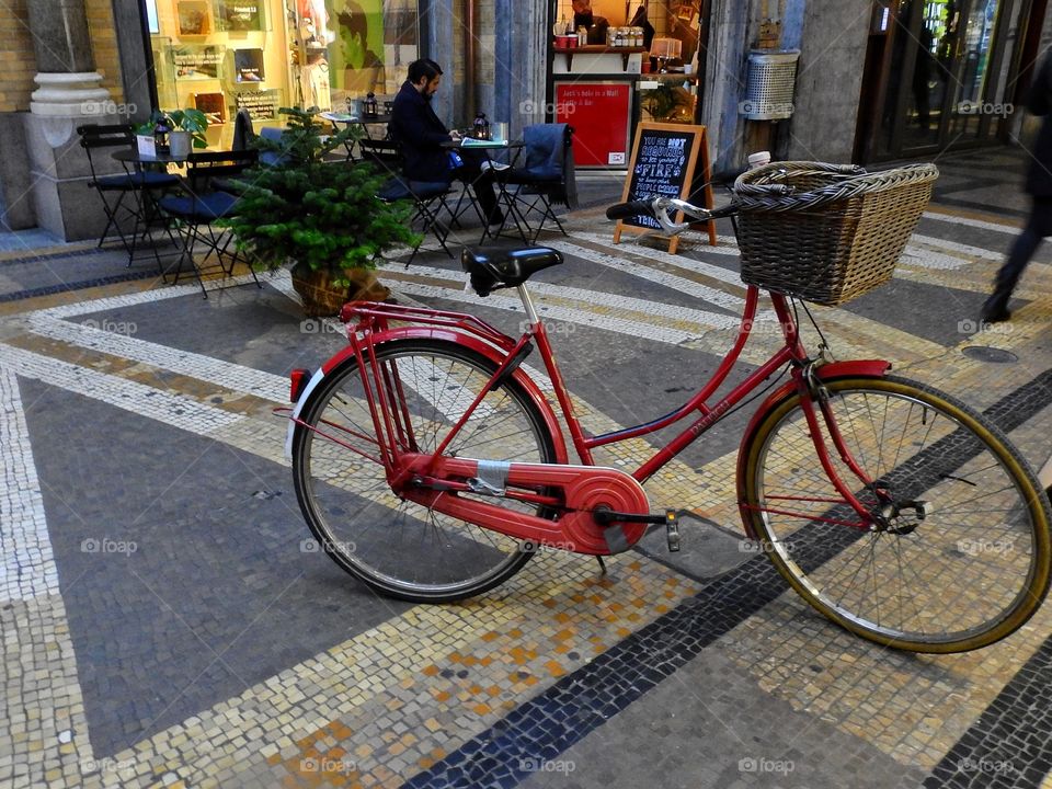 Red bike