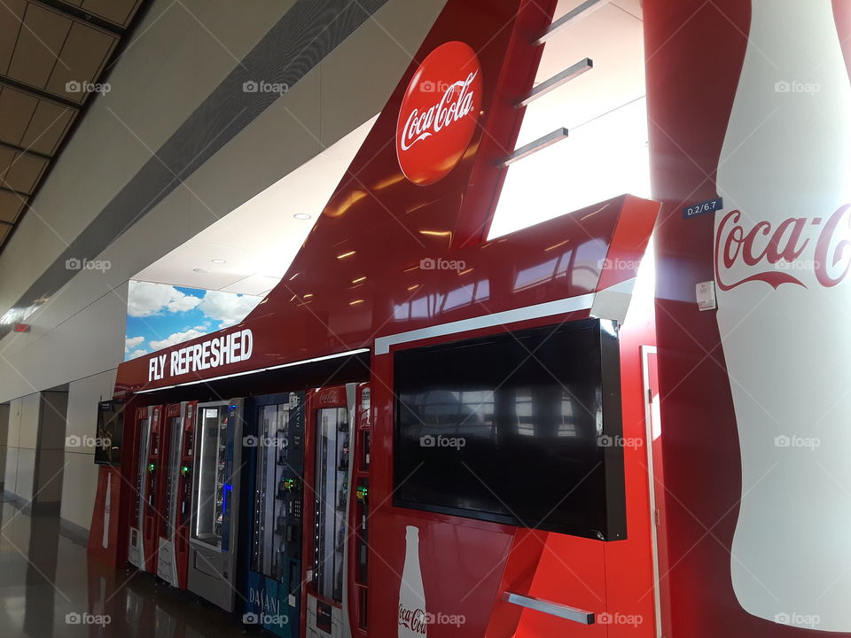 Coke vending machine