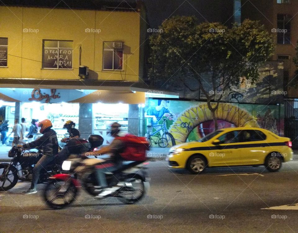 traffic in Copacabana