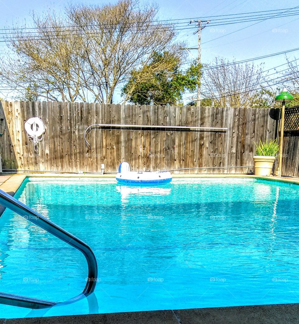 springtime pool fun