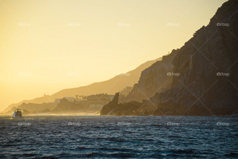 Sunset at the beach 