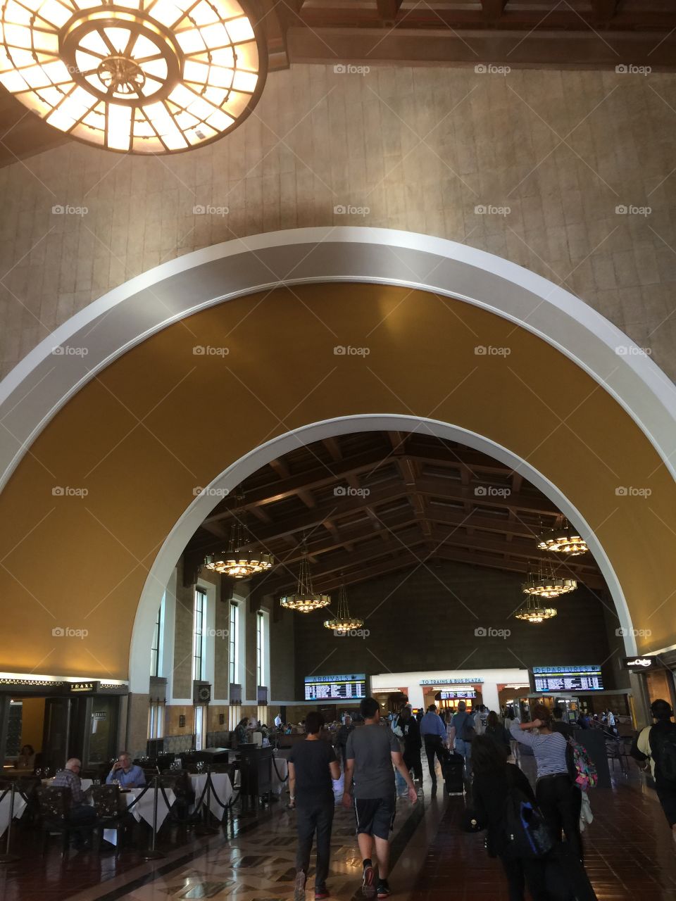 Los Angeles Union Station is an example of beautiful Art Deco architecture 