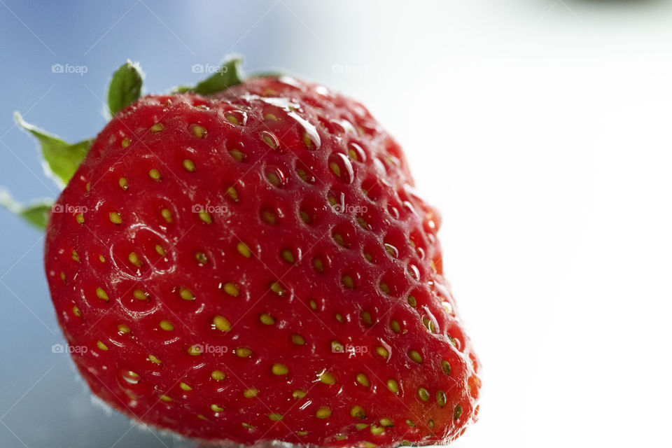 Portrait of a strawberry