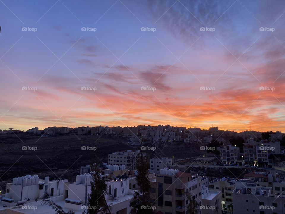 The most beautiful sunset in the world