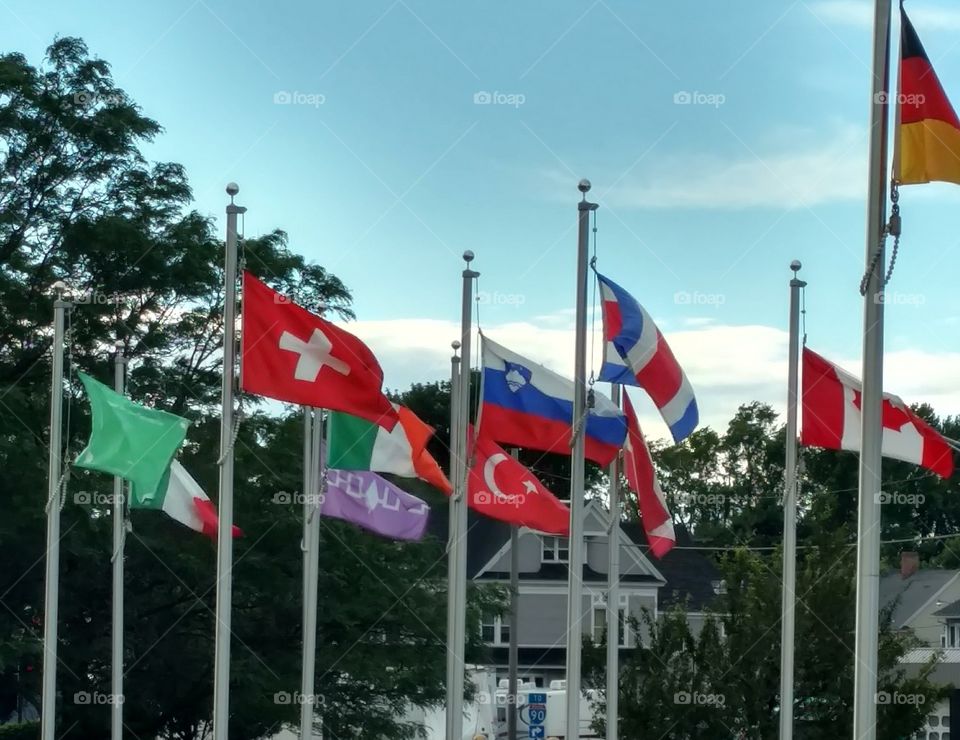 flags galore