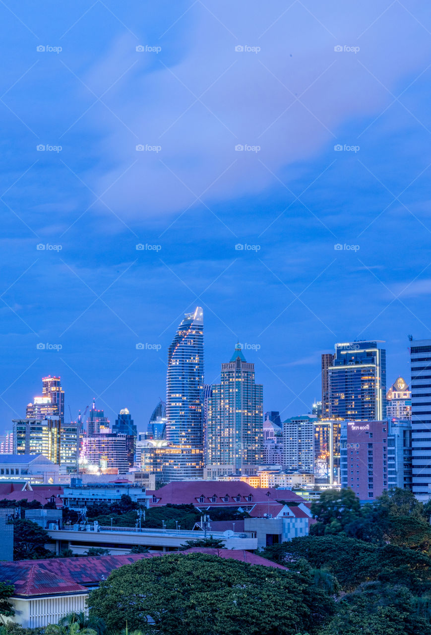 Bangkok city scape view