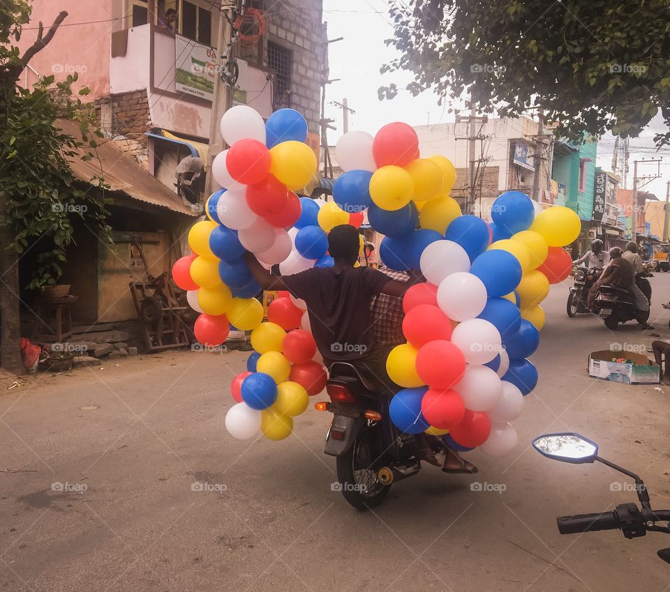 Scooter is popular transportation vehicle in India