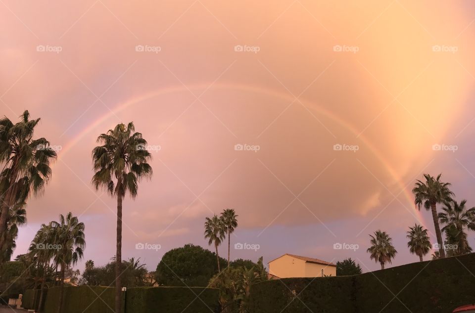 Rainbow In Antibes 