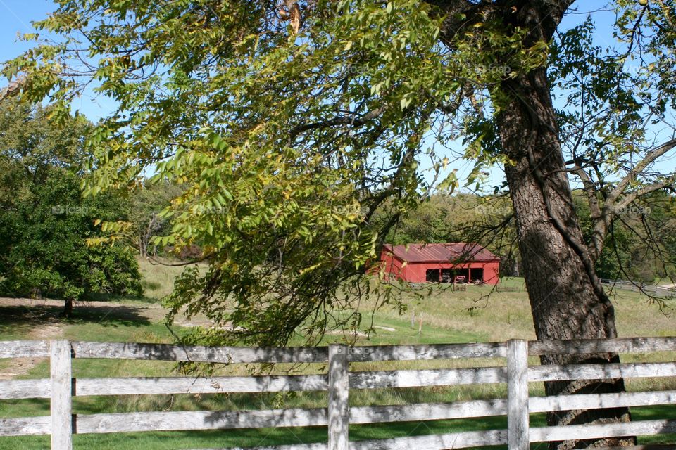 In the Distance . Farmland 