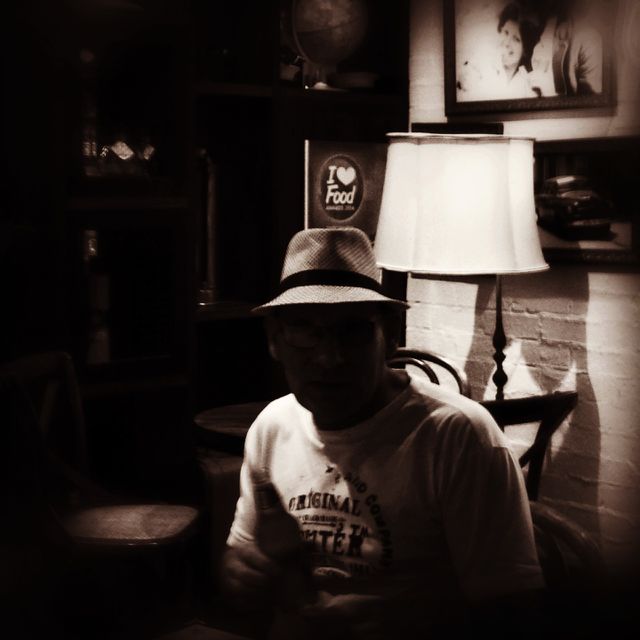 Pondering life or just enjoying a cuppa