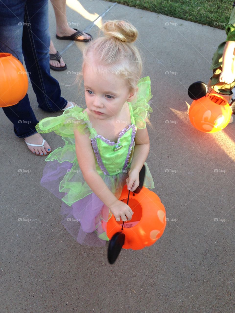 Toddler Tinker Bell. Halloween with Tinker Bell