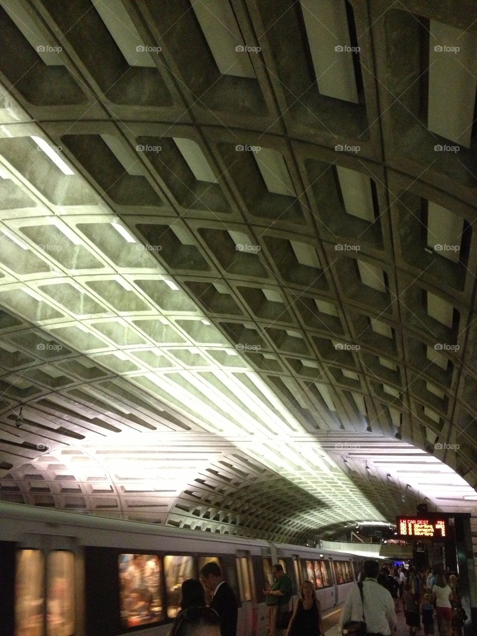 Subway in DC. Taken with iPhone 5, no editing or filters. 