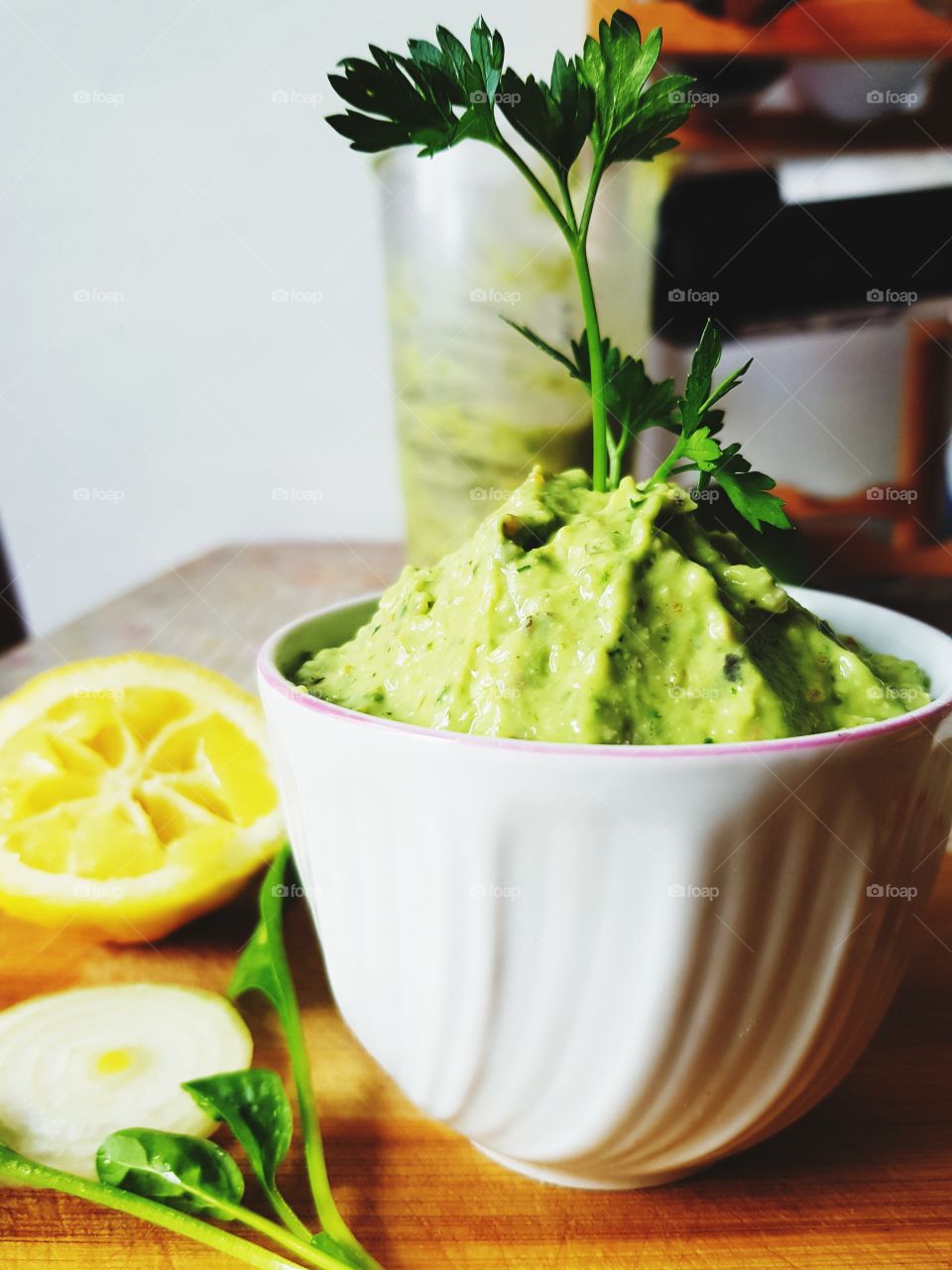 Delicious avocado salad