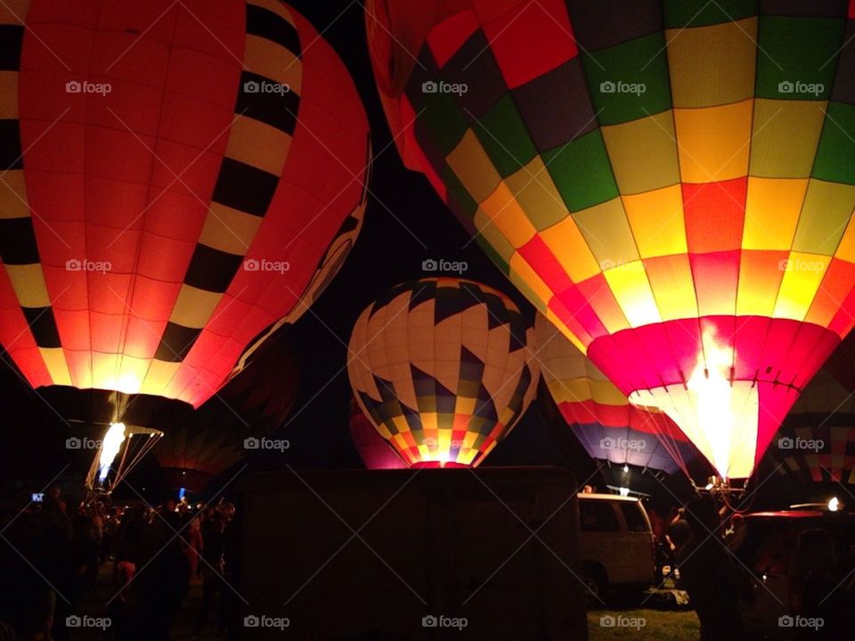 Balloon glow