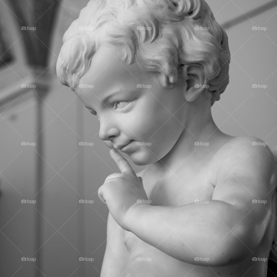 Sculpture of Cupid God of love