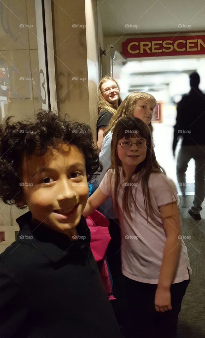 Portrait of happy children