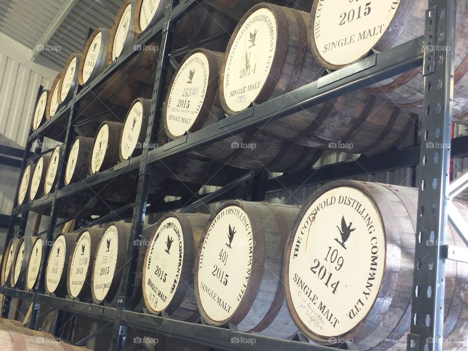 Whisky barrels 