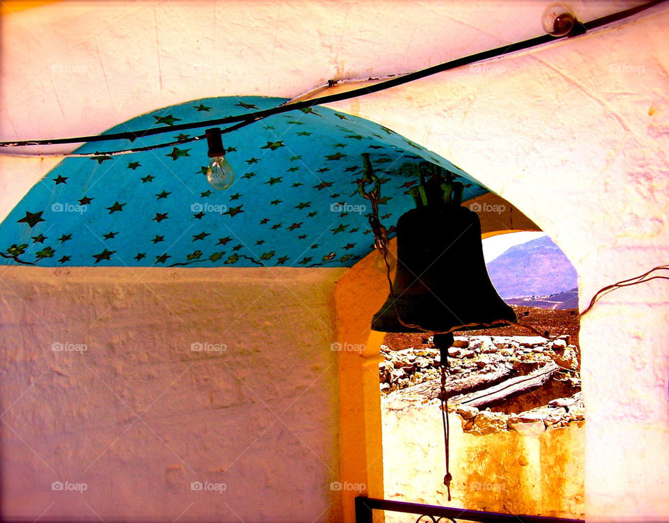 CHURCHBELL AT TILOS ISLAND