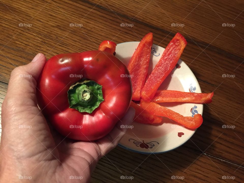 Red bell pepper