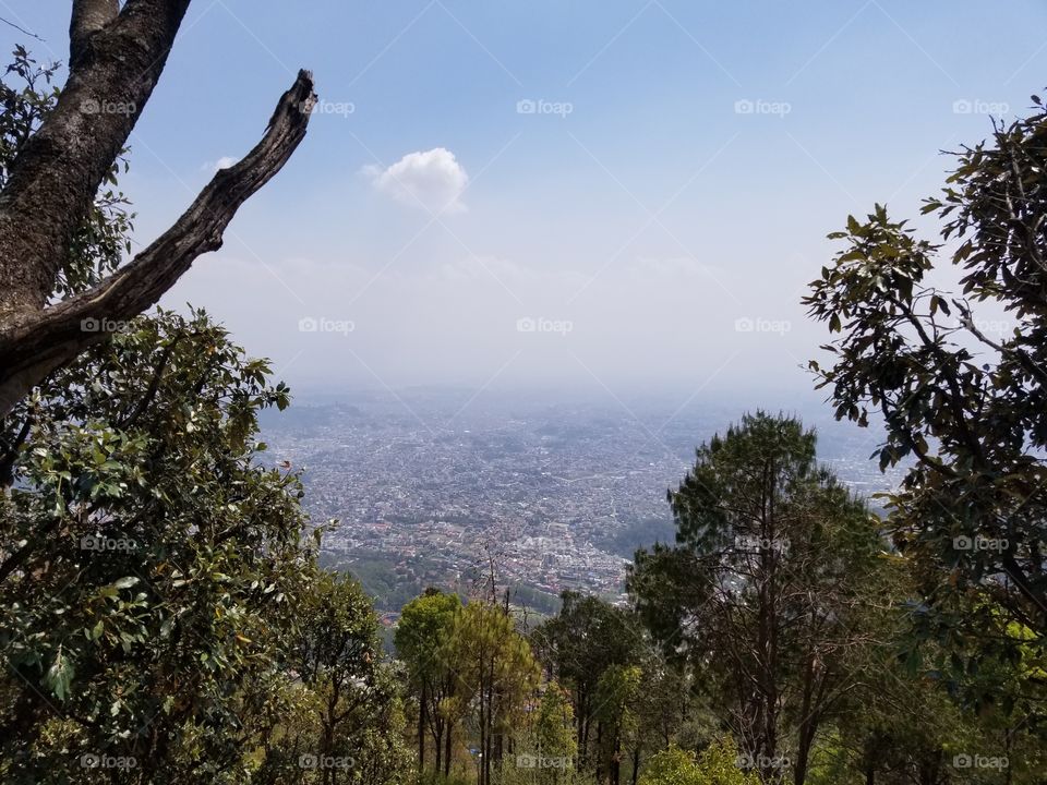 view of kathmandu valley from shivapuri