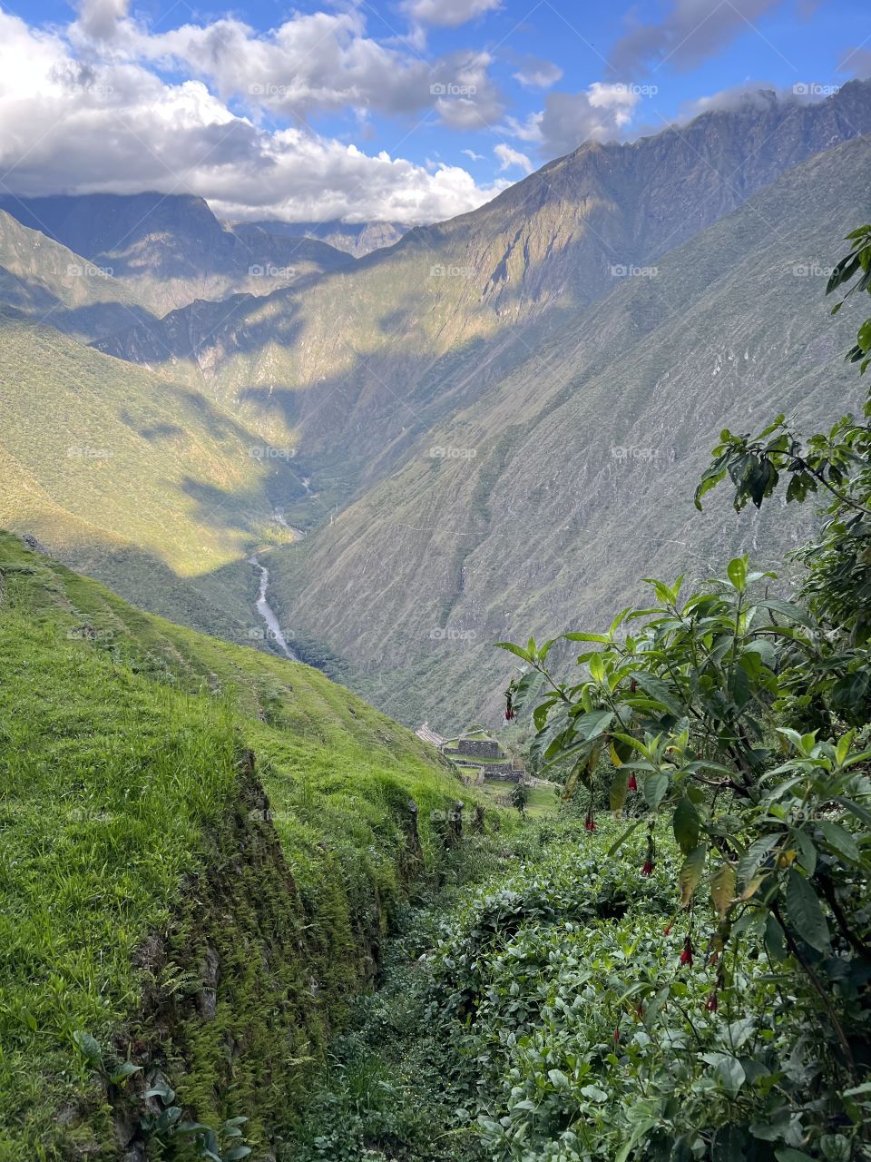 Urubamba River on the Inca Trail