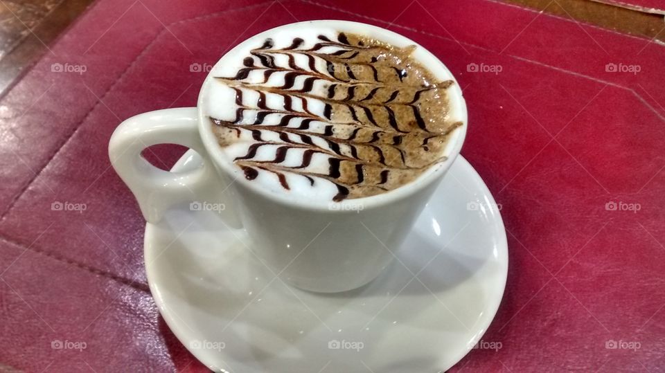 Cappuccino is delicious anytime.