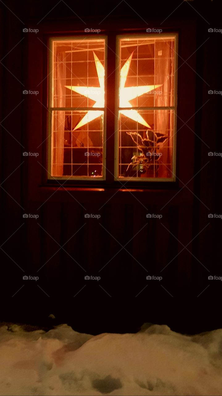 a Star in the window