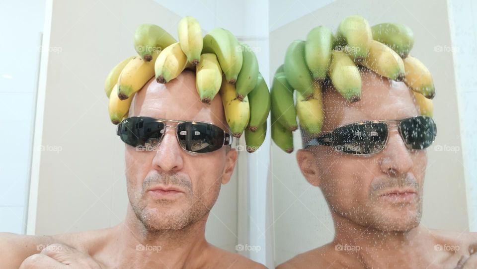 Banana selfie