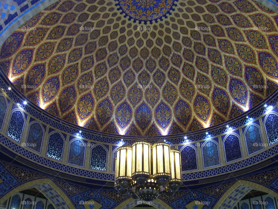 Mosaic, Decoration, Dome, Religion, Muslim