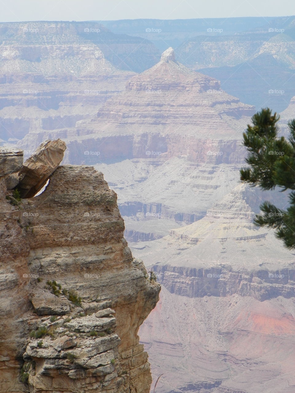 View of rocky mountains