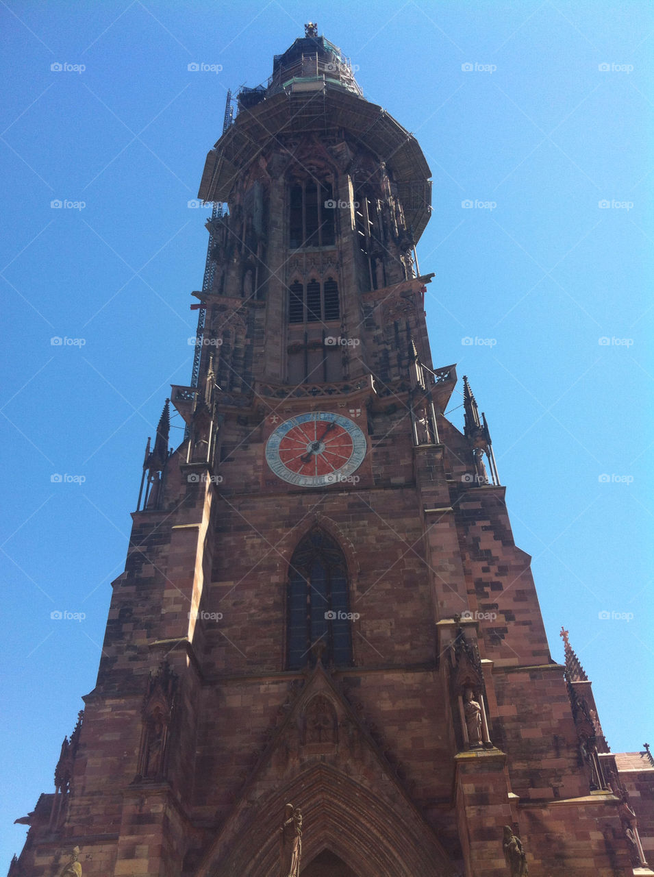 sky building germany clock by nectarb