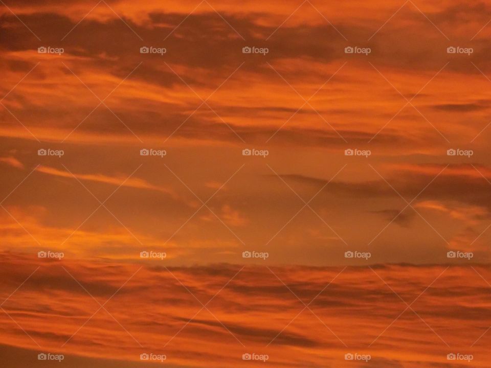 The sky when the sun sets