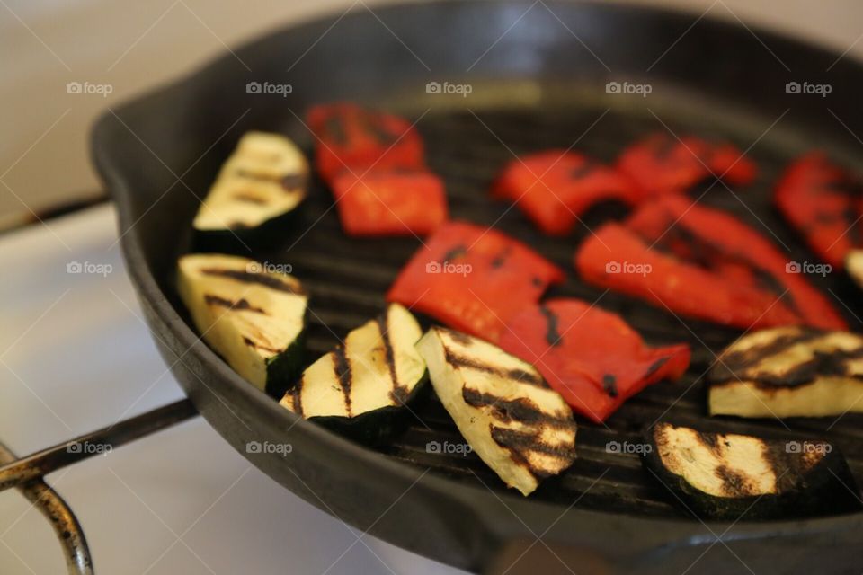 Grilled vegetables