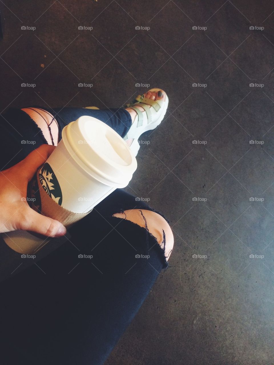 Starbucks coffee morning