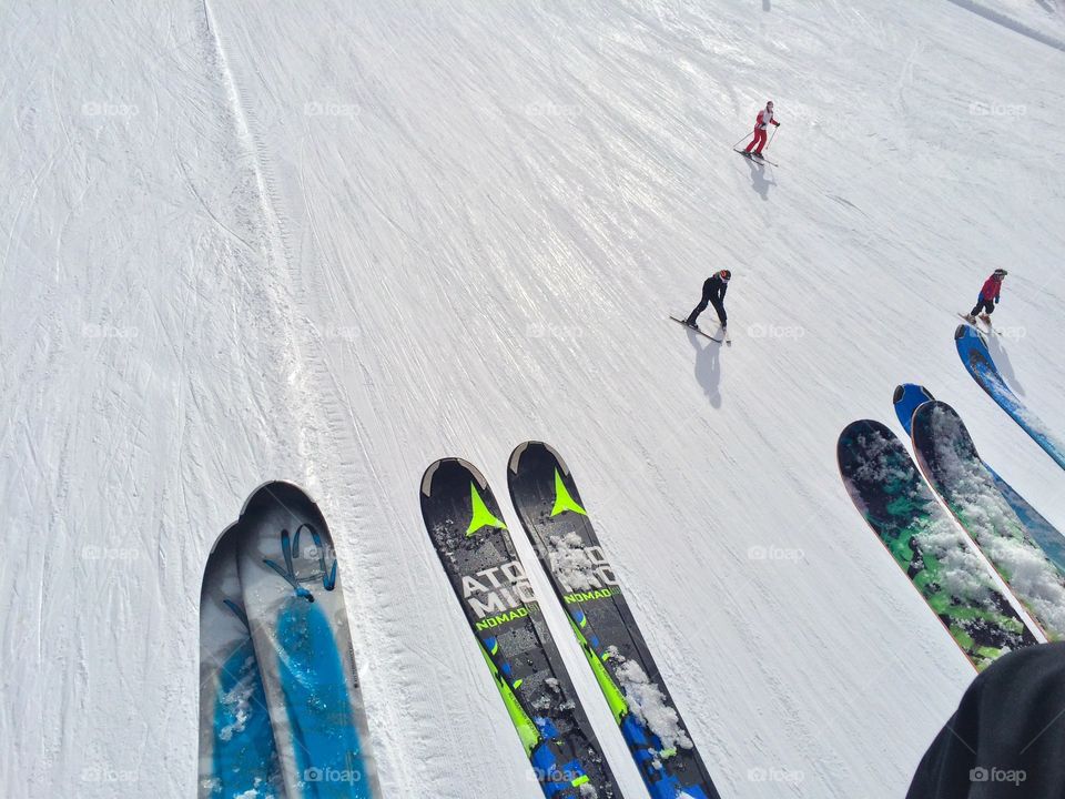 Snow, Winter, Recreation, Cold, Skier