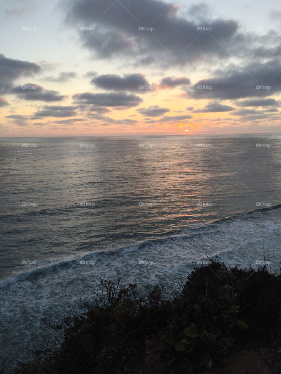 Sunset over the Ocean