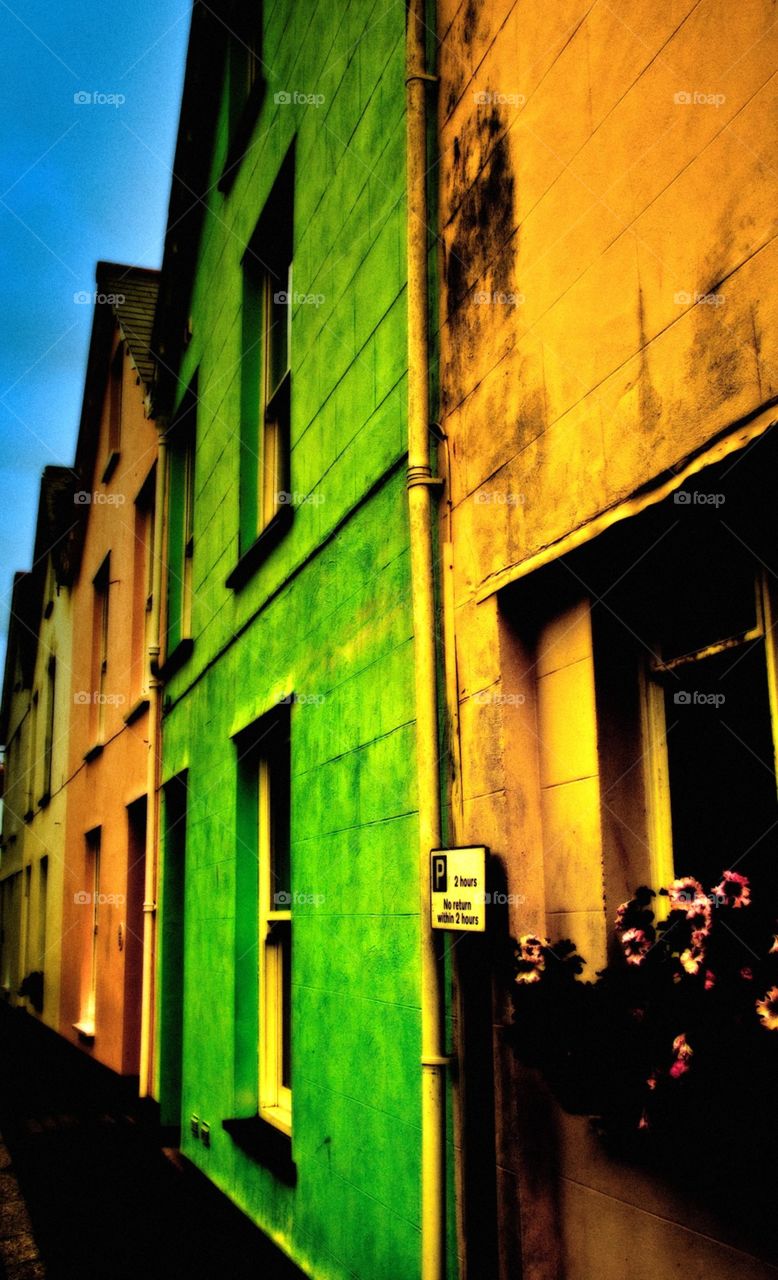 Coloured Houses Cornwall