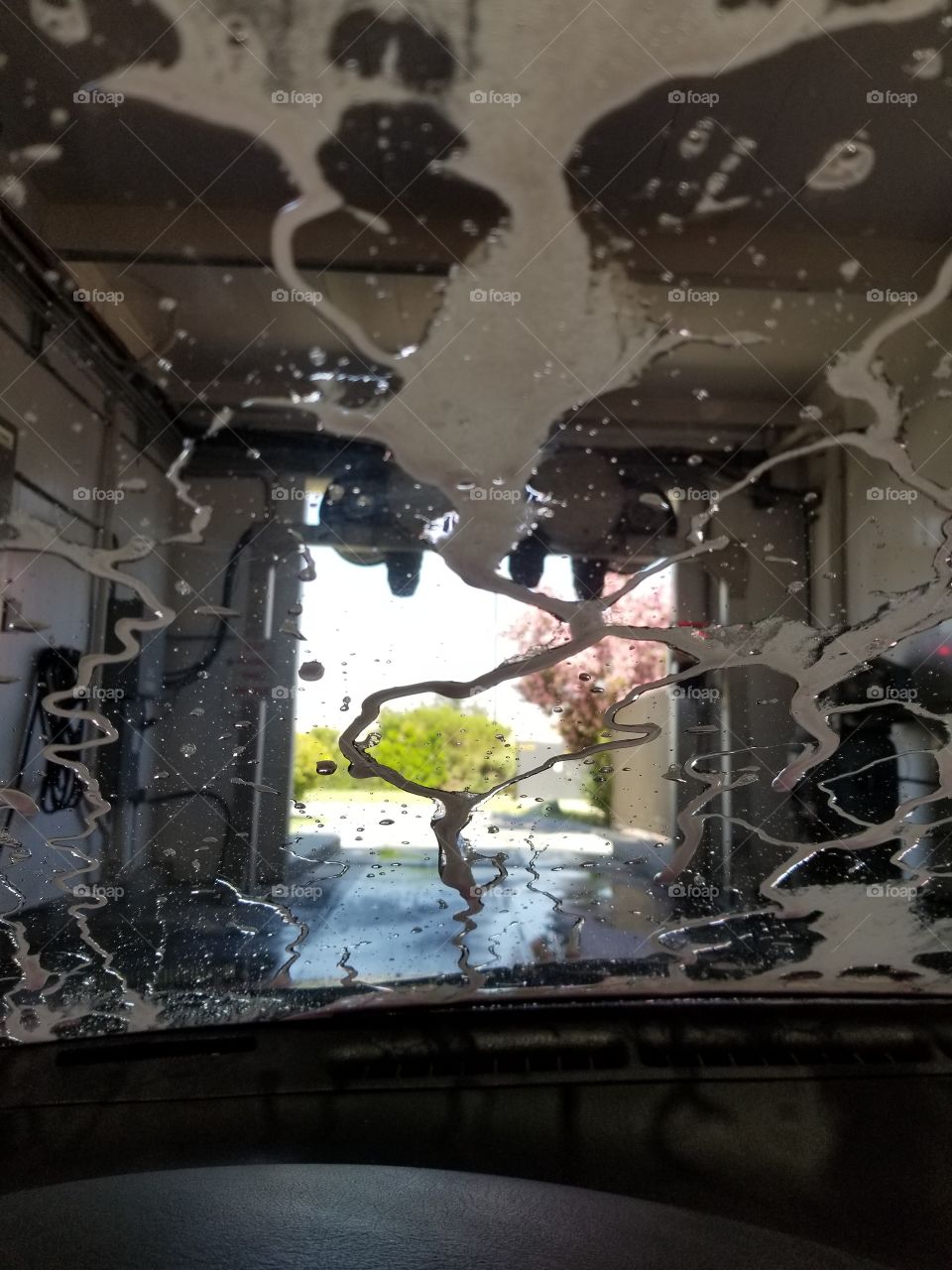 View from the carwash.