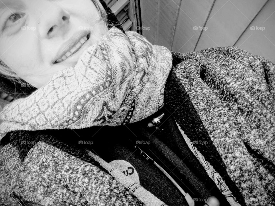 clicked the button while walking upstairs.   probably the most natural smile anyone can get from me lately.