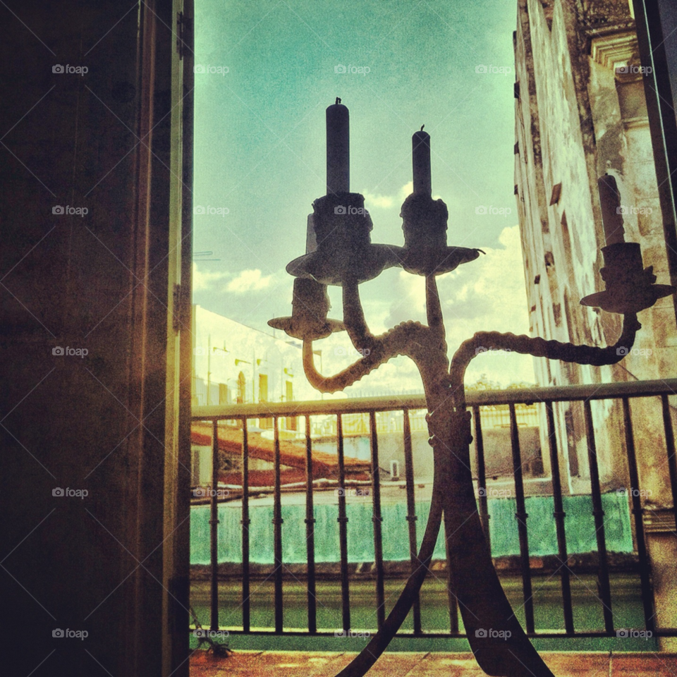 havana cuba sky rooftops balcony by MegTStewart