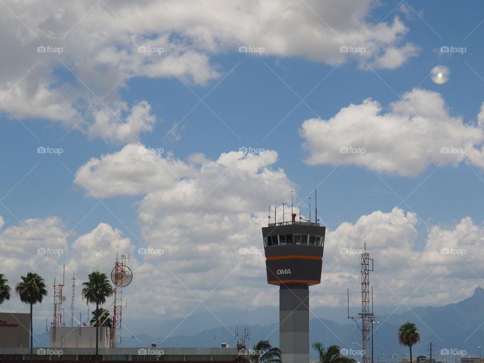 Airport control tower 