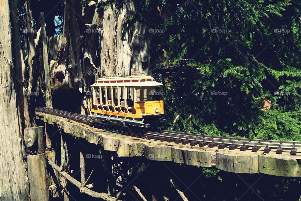 Miniature Trolley Car