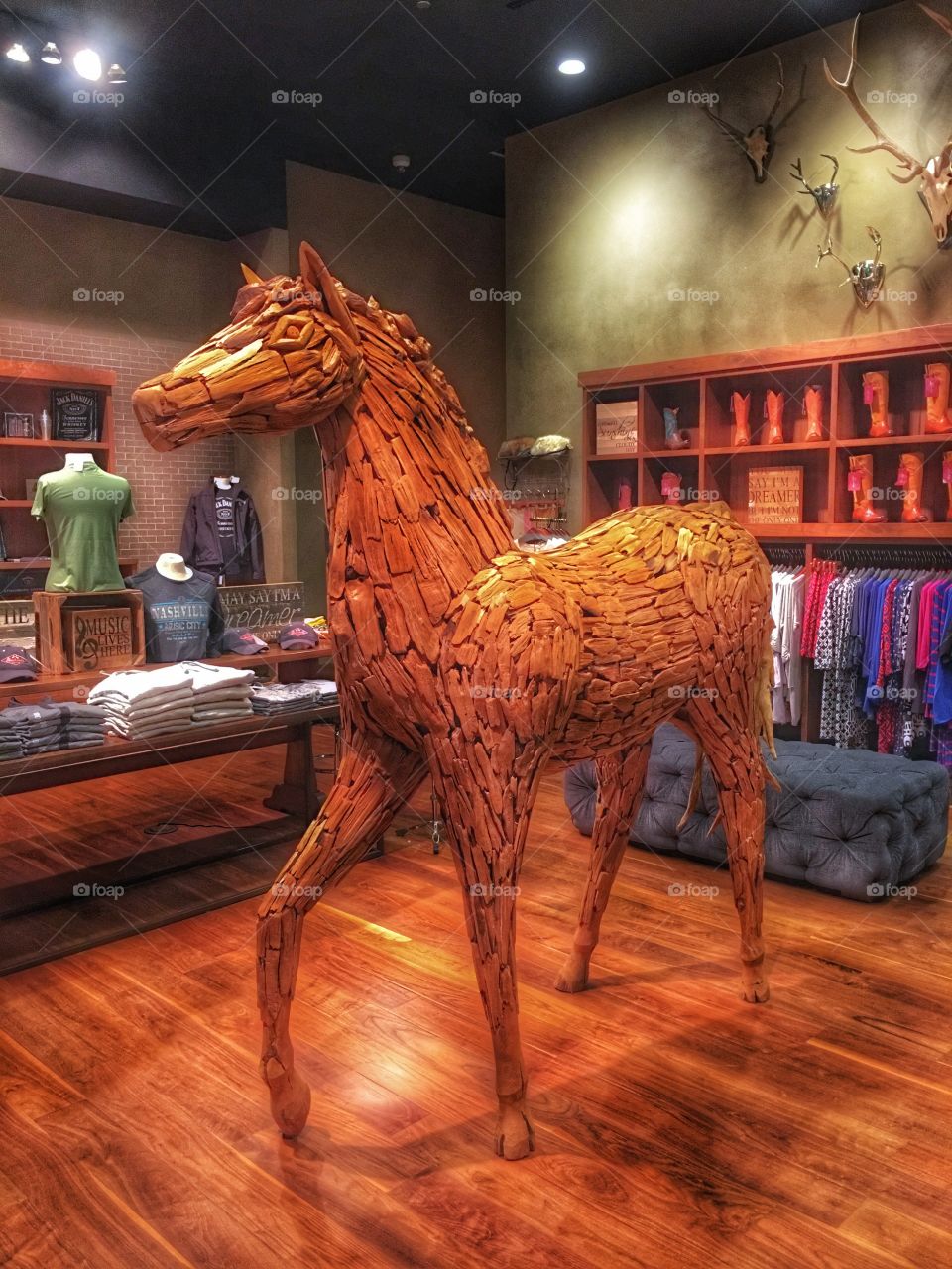 Wooden horse
