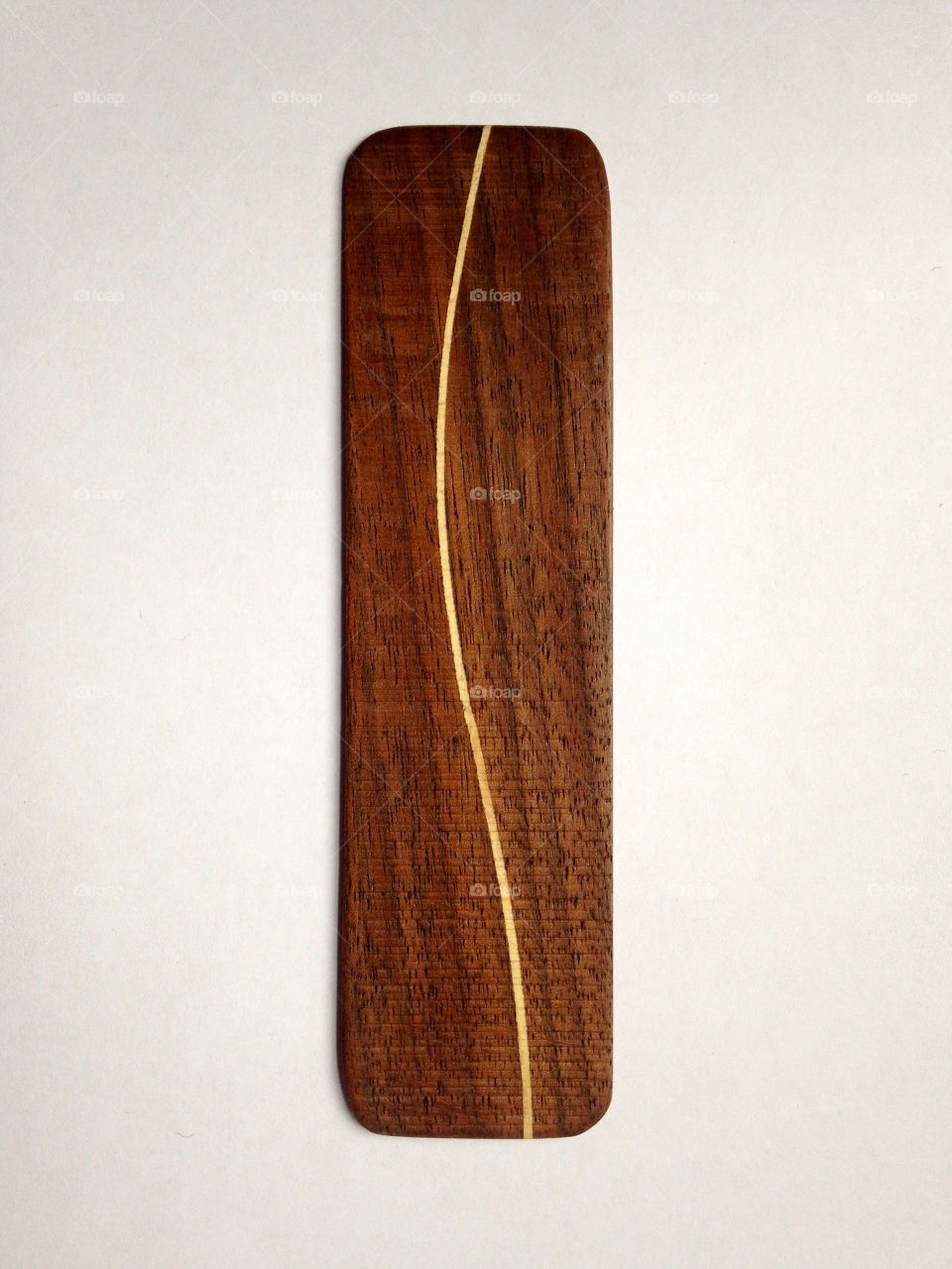 Walnut and Pine Handmade wooden bookmark