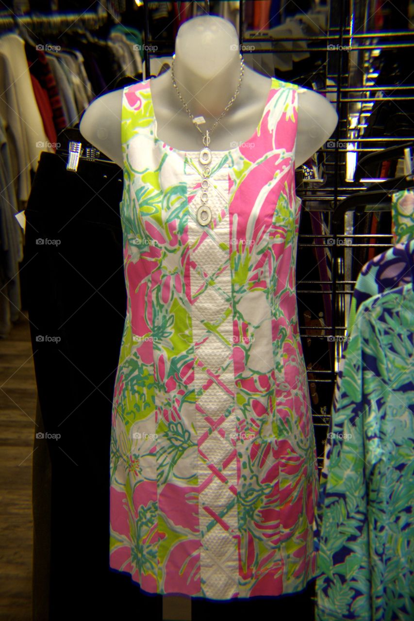 Summer Dress on Display